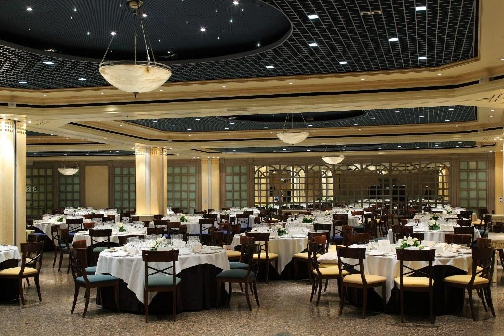 Hotel Palafox سرقسطة المظهر الخارجي الصورة The dining room